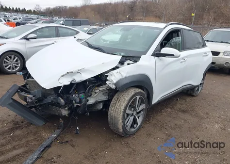 2019 Hyundai Kona Limited z USA, uszkodzony, nr VIN KM8K33A55KU204229